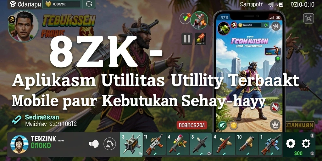 Tampilan antarmuka sederhana dan intuitif dari 8ZK.