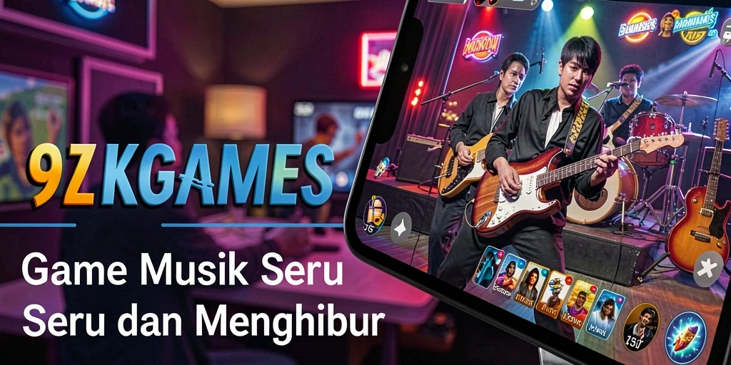 Tangkapan layar gameplay 9ZKGAMES yang penuh warna dan dinamis.