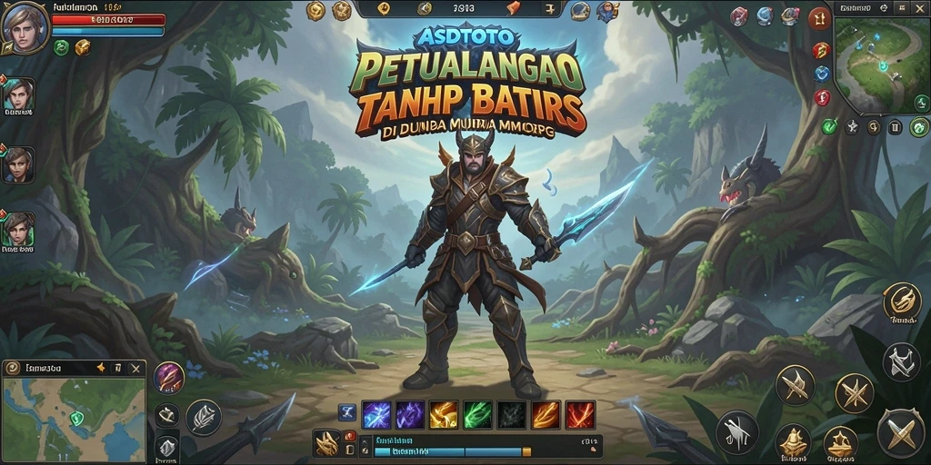 Screenshot menunjukkan pertarungan epik dalam gameplay ASDTOTO.