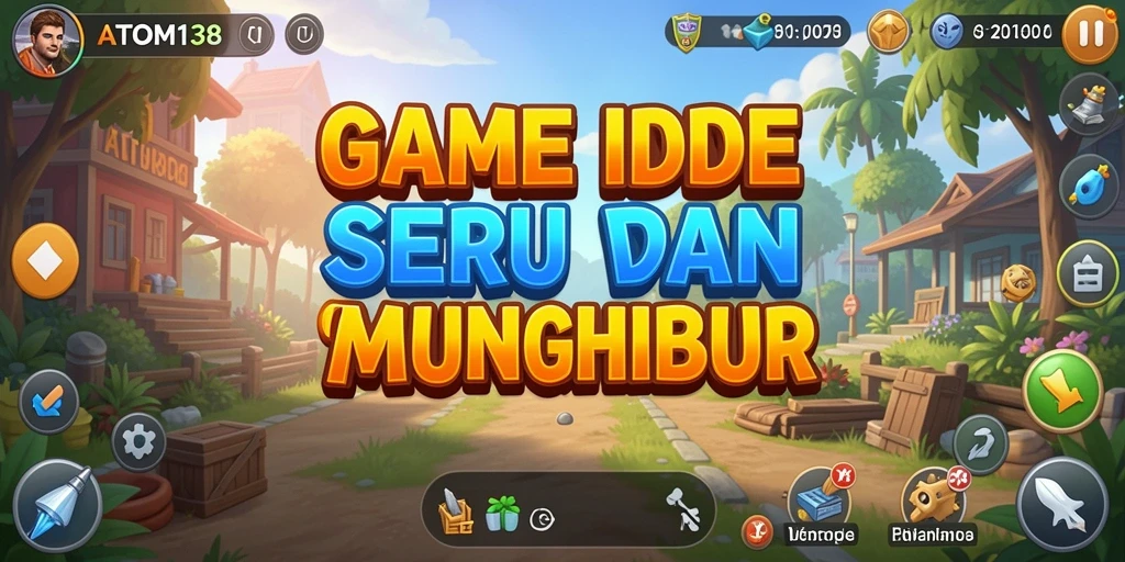 Screenshot gameplay ATOM138 yang seru dan menghibur.