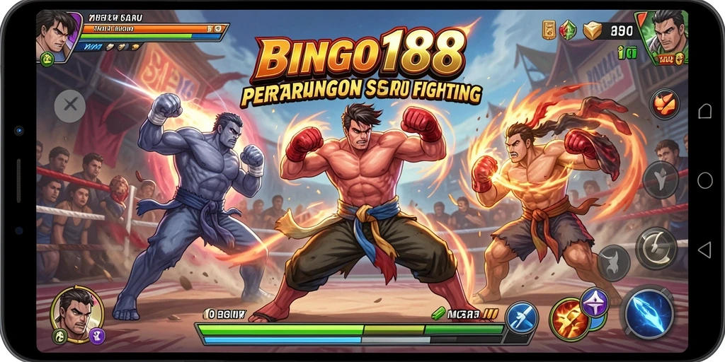 Screenshot BINGO188 menunjukkan aksi pertarungan yang menegangkan.
