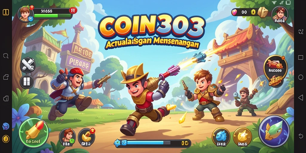 Tampilan gameplay menarik dari COIN303 dengan aksi arcade yang seru.
