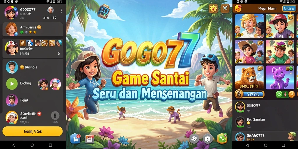 Tampilan gameplay GOGO77 dengan grafis menarik dan tantangan seru.