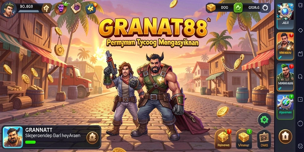 Gameplay seru dan menantang dalam GRANAT88.