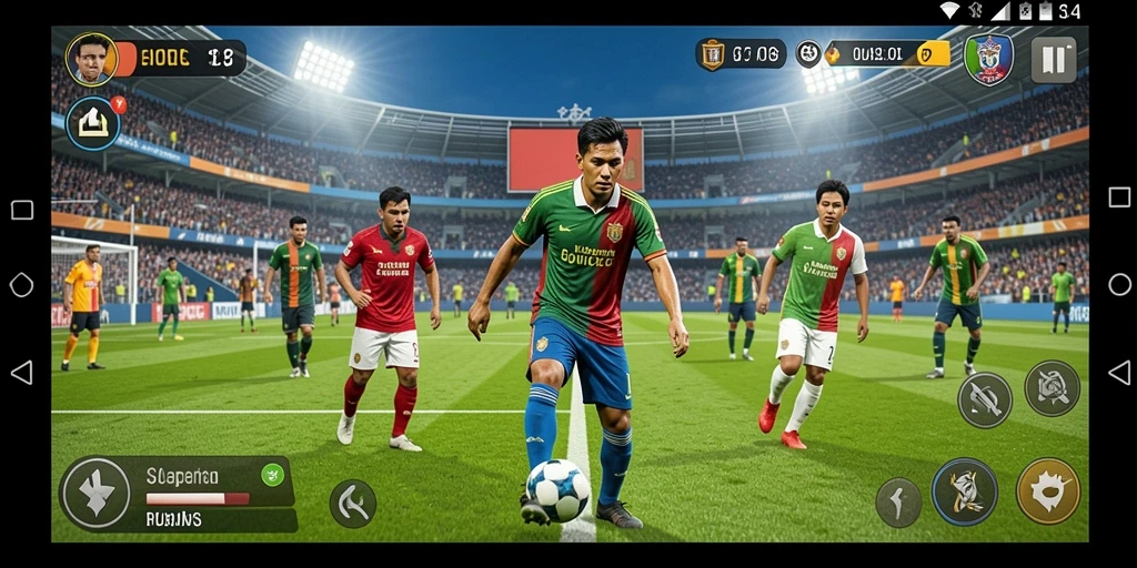 Tampilan gameplay GUATOGEL yang mendebarkan dan penuh aksi.