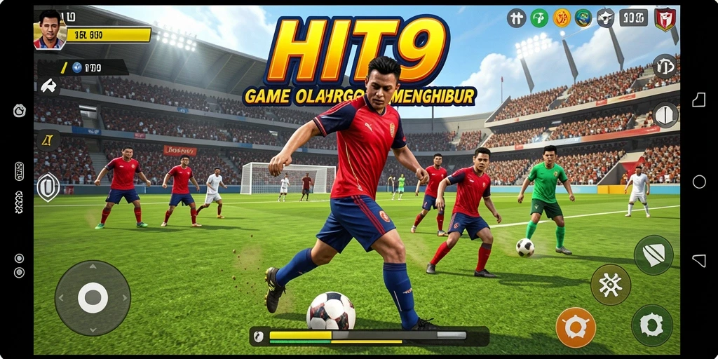 Tampilan gameplay menarik dari HIT9 dengan aksi olahraga seru.