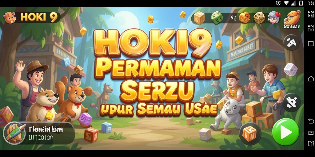 Tampilan gameplay seru dalam HOKI9 yang menguji keterampilan puzzle.