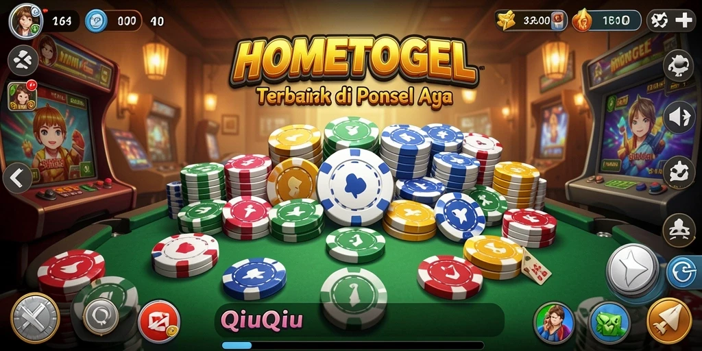 Tampilan gameplay QiuQiu yang seru dan mendebarkan.