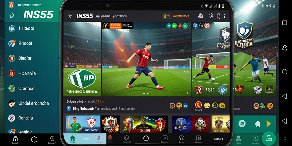 Tampilan gameplay menarik dari aplikasi Sportsbook INS55.