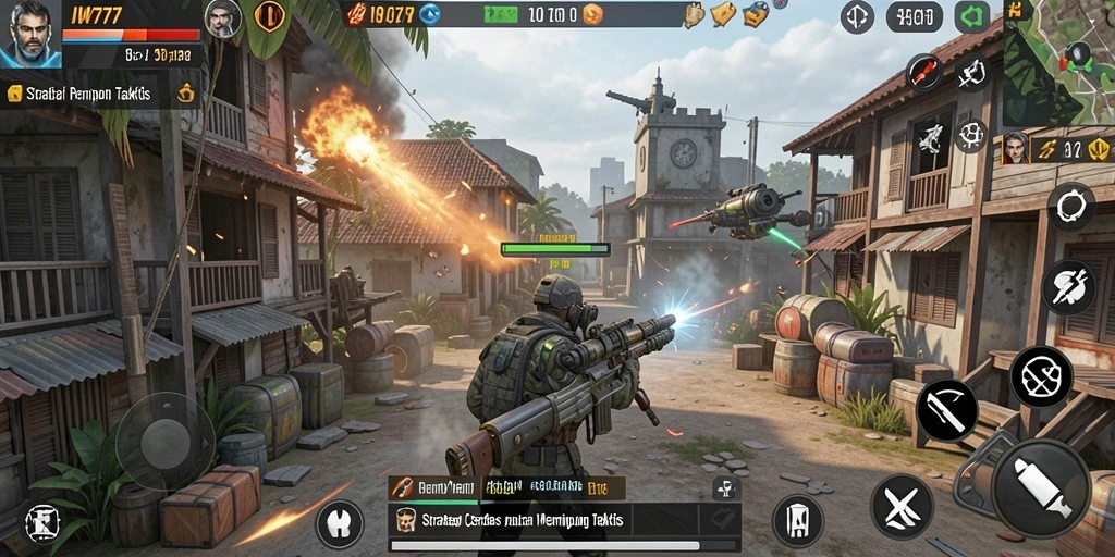 Tampilan dinamis dan gameplay strategis IW777 yang memukau.