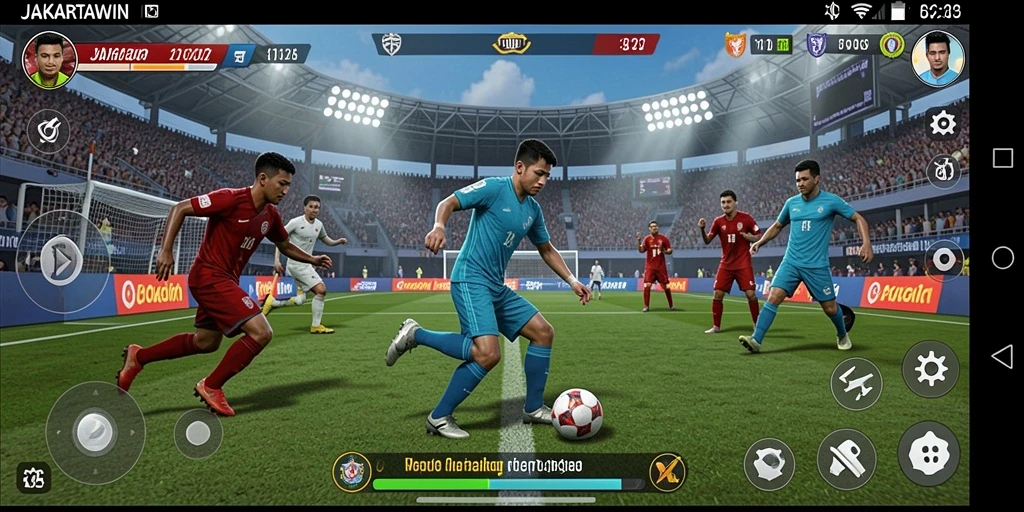 Tampilan gameplay seru dari JAKARTAWIN yang penuh aksi.