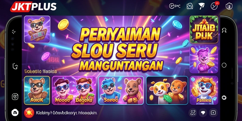 Tampilan menarik dari gameplay slot JKTPLUS yang menyenangkan.