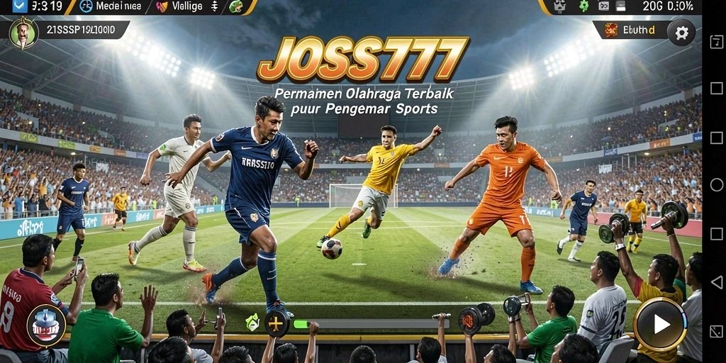 Tampilan gameplay JOSS777 yang seru dan kompetitif.