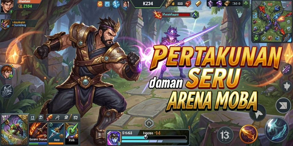 Tampilan gameplay K234 dengan pertarungan tim yang seru.