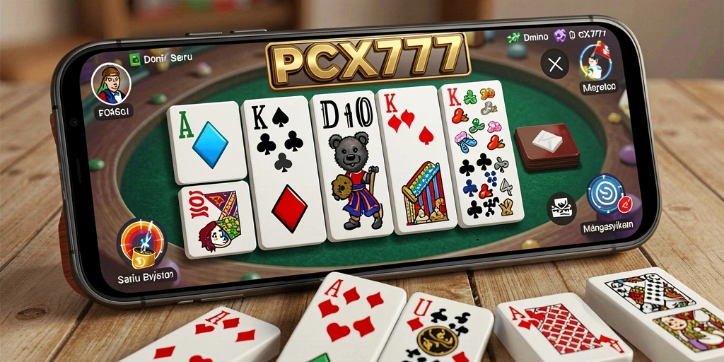 Tampilan menarik gameplay Domino di PCX777.