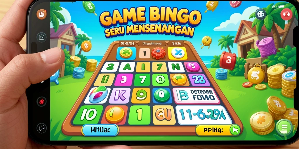 Tampilan gameplay seru PP123 saat bermain Bingo dengan teman-teman.