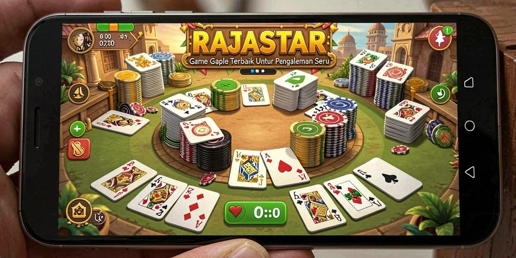 Tampilan gameplay seru di RAJASTAR yang penuh tantangan.