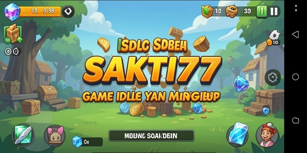 Tampilan gameplay SAKTI77 yang menarik dengan elemen Idle.
