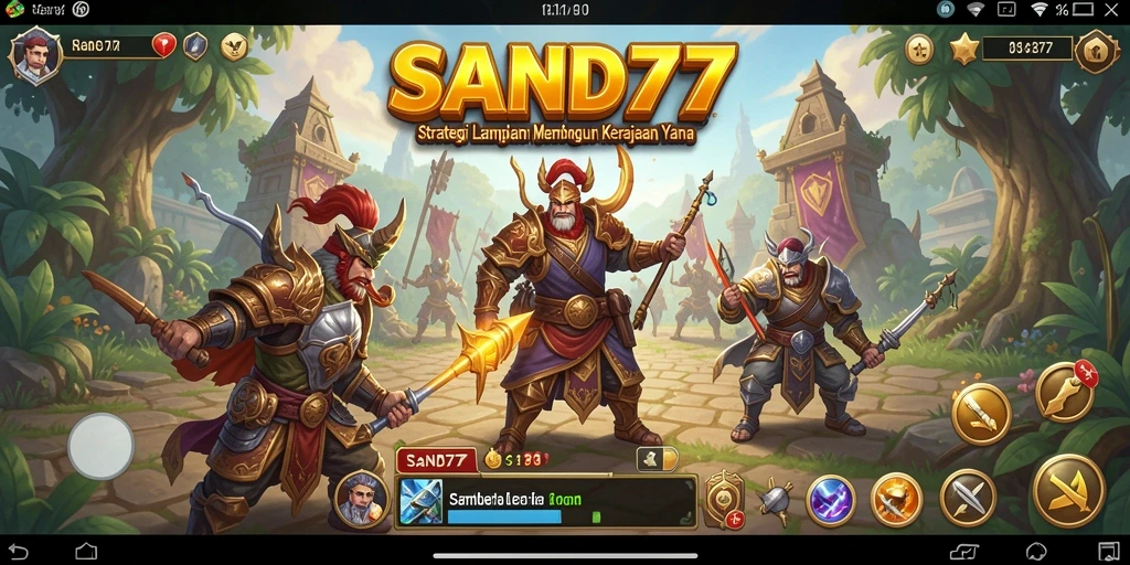 Gameplay SAND77 yang menarik dengan grafis menawan.