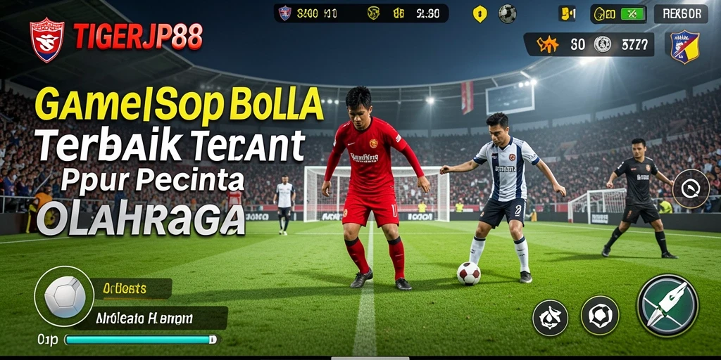 Gameplay seru TIGERJP88 dengan aksi pertandingan sepak bola yang mendebarkan.