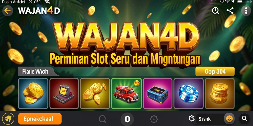 Tampilan screenshot WAJAN4D yang menampilkan gameplay Slot yang menarik.